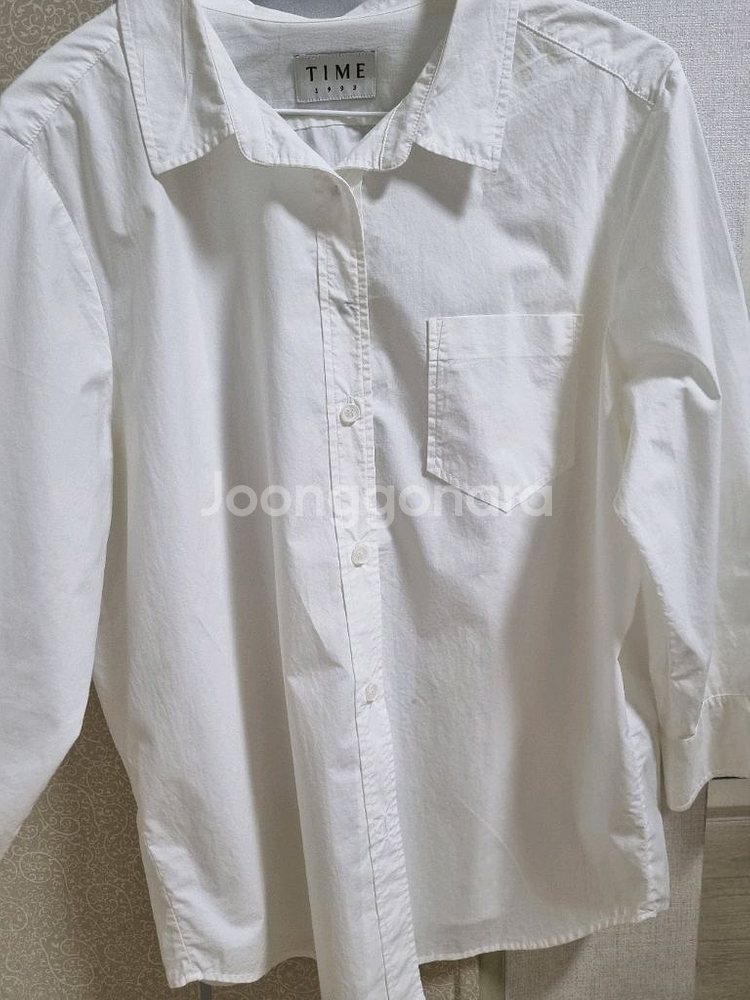 타임 화이트 셔츠--2