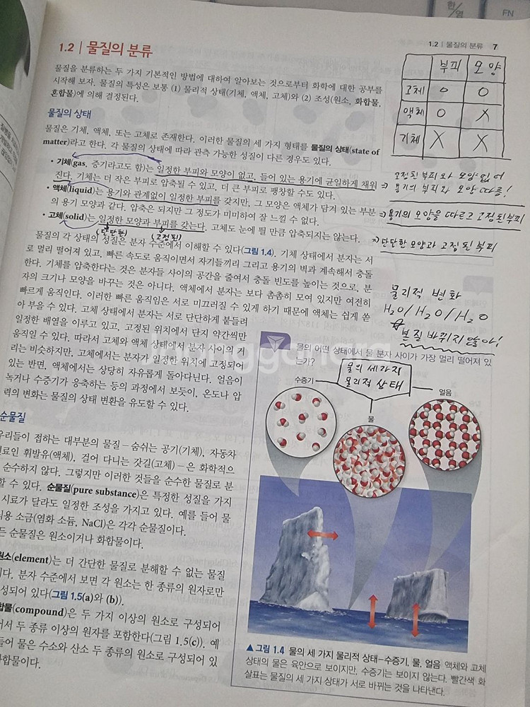 브라운 일반화학 14판 택포 1.6 판매합니다.--3