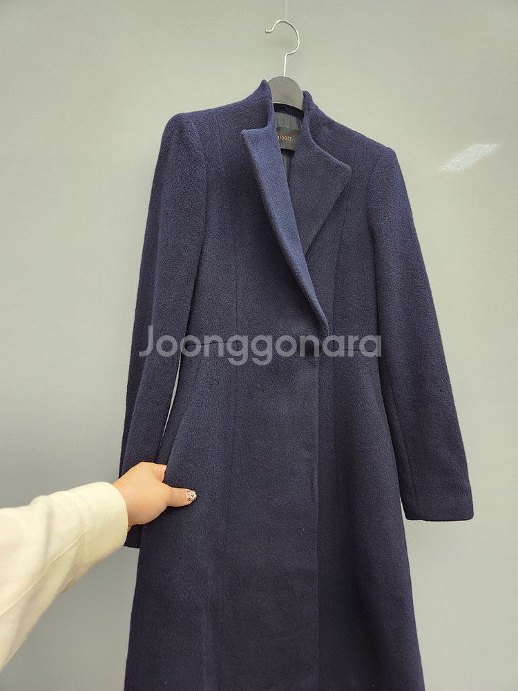 JIGOTT 지도트 네이비 코트--3