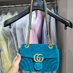 정품 구찌 벨벳 마틀라세 미니백 숄더백