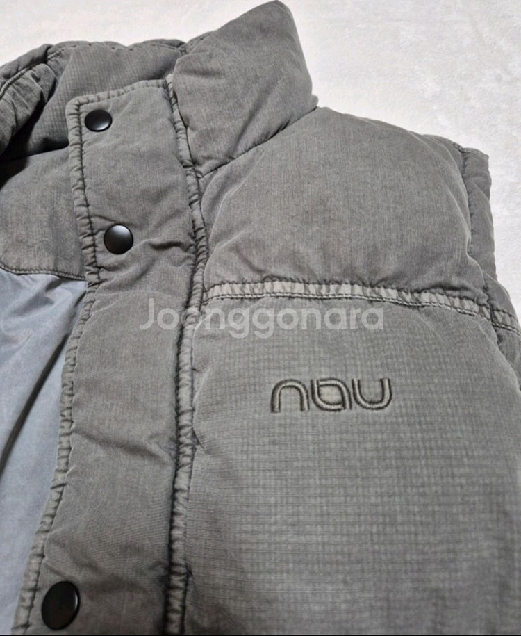 NAU / 나우 / U 가먼트다잉 다운 베스트--0