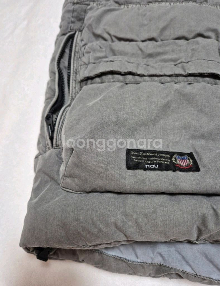 NAU / 나우 / U 가먼트다잉 다운 베스트--4