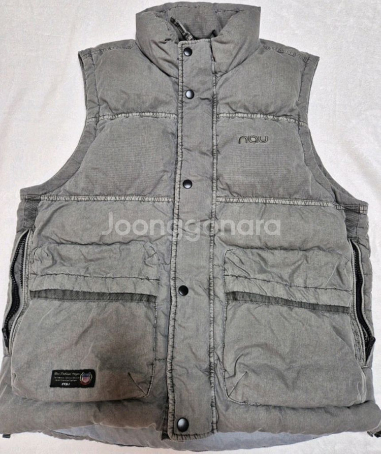 NAU / 나우 / U 가먼트다잉 다운 베스트--1