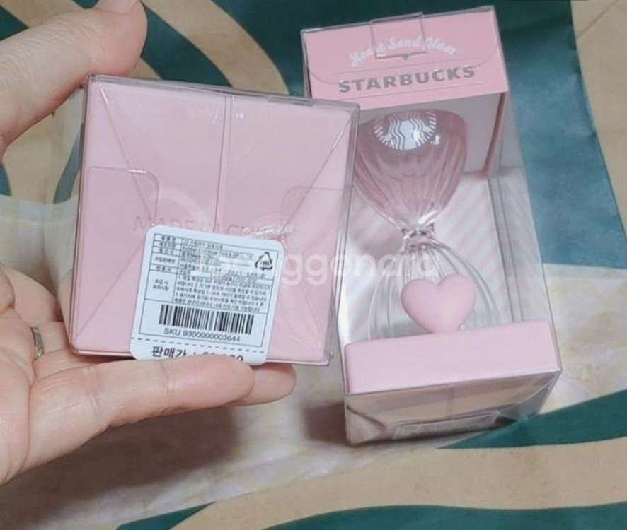 미개봉)스타벅스 발렌타인 스윗러브 모래시계--5