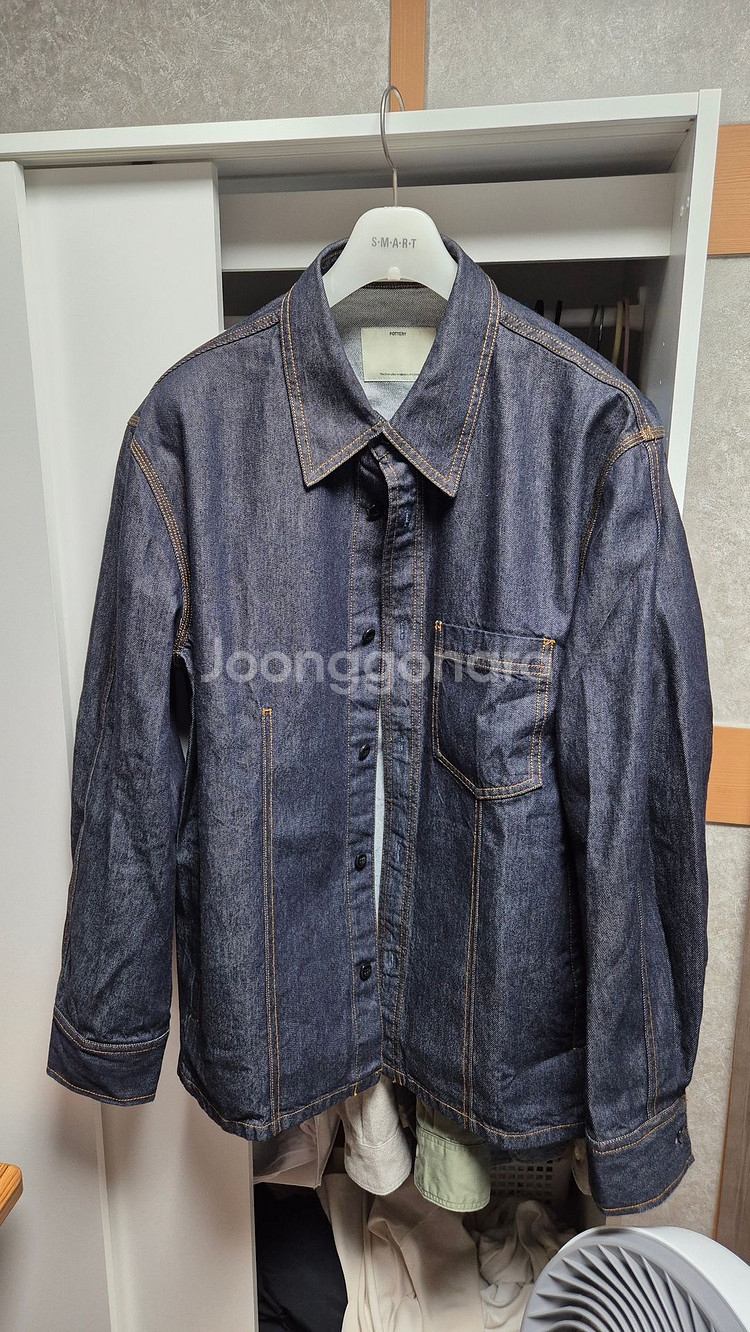 포터리 25AW 코튼실크데님자켓 3사이즈--5