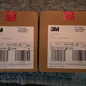 3M 4인치 절단석 판매합니다