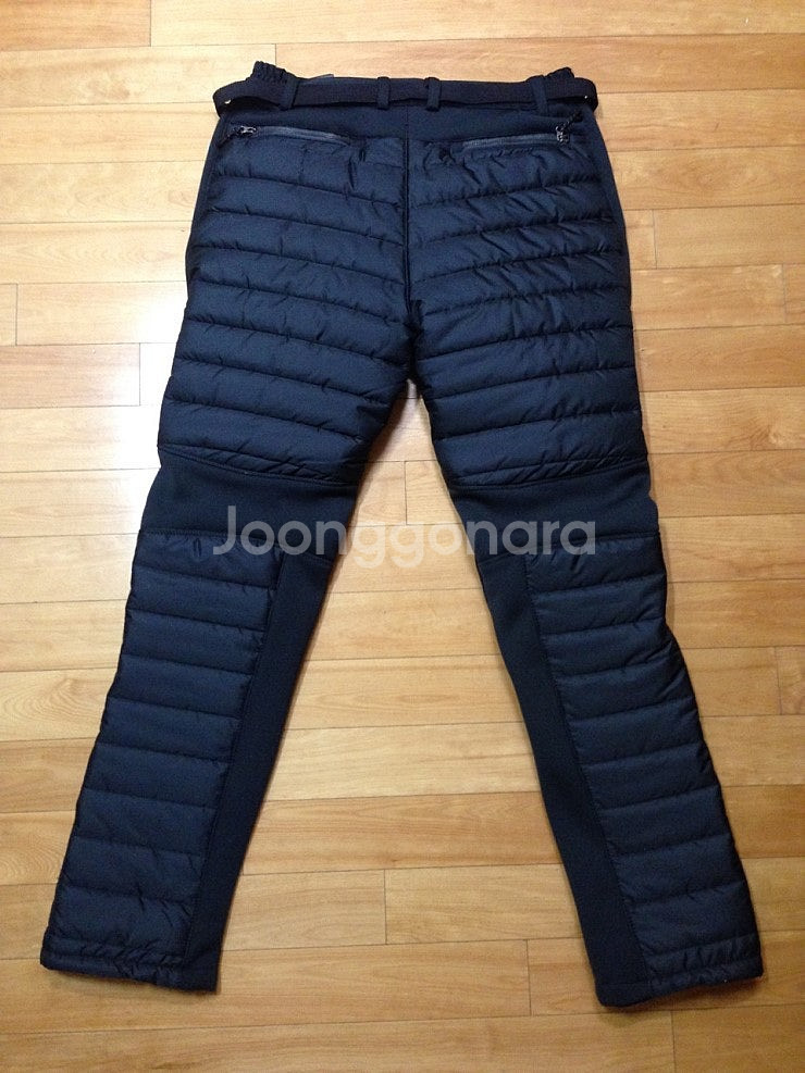 겨울용 윈드패딩 벨트바지--1