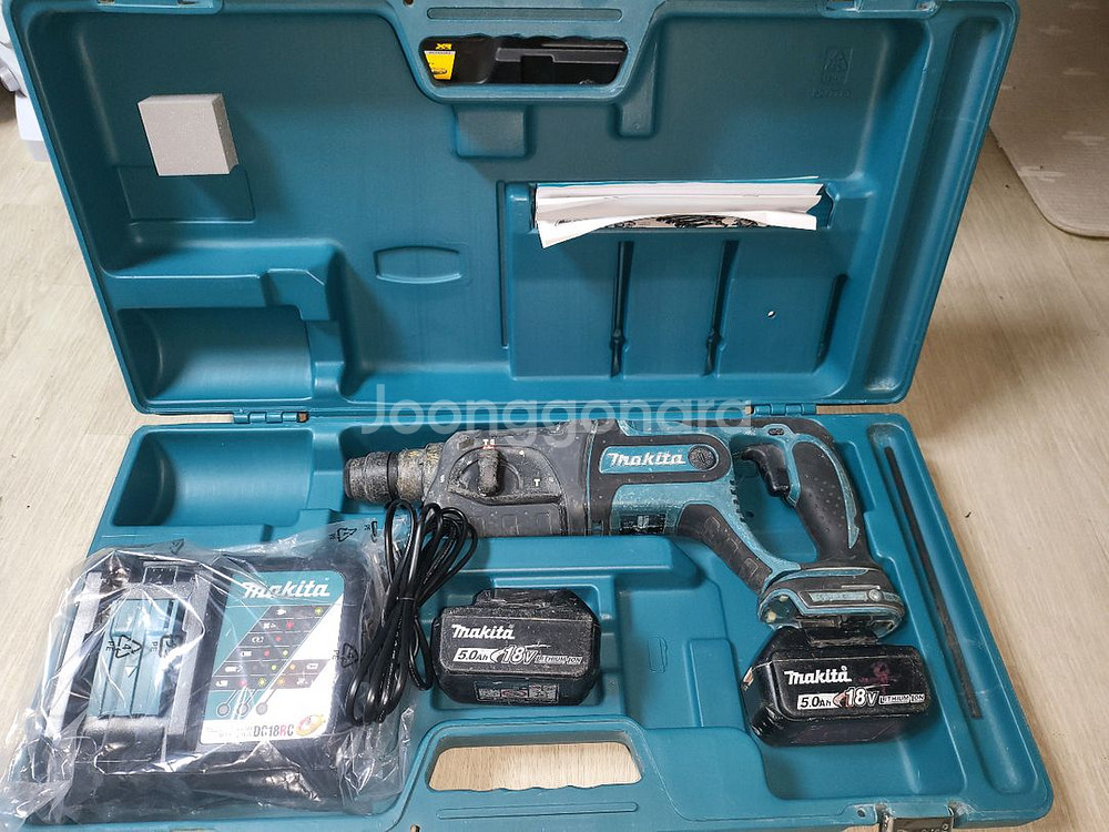 마끼다 충전 로타리 해머 함마 뿌레카 드릴 세트--1