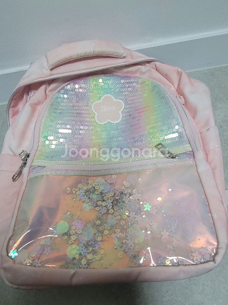 네파 키즈 오로라 스쿨백 KJ27002 핑크 학교 가방--1
