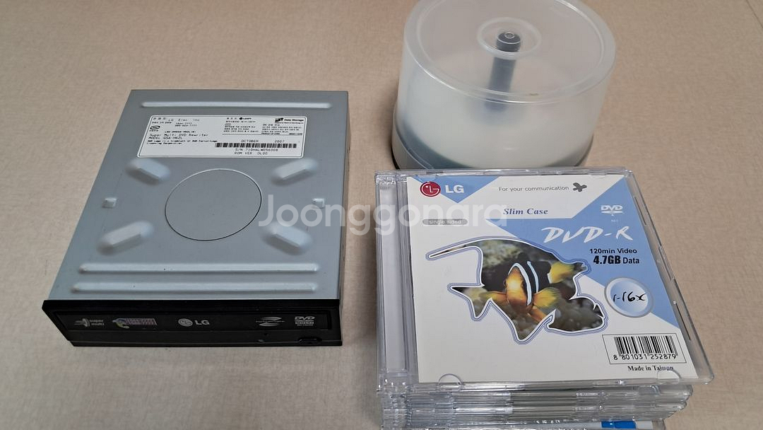 CD/DVD 멀티 ODD, 공 CD, 공 DVD--0