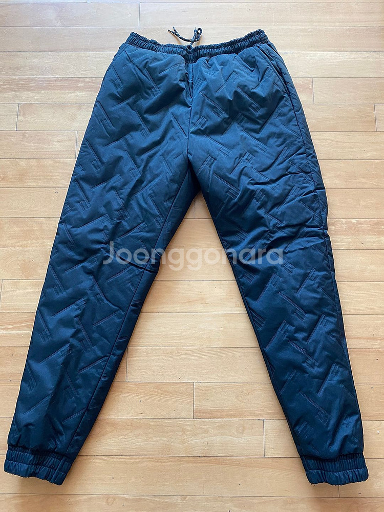 겨울용 패딩누빔 방한방풍바지 (발목밴딩)--1