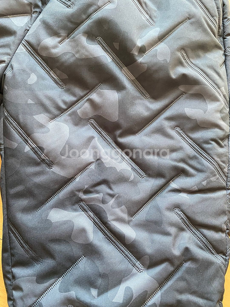 겨울용 패딩누빔 방한방풍바지 (발목밴딩)--6