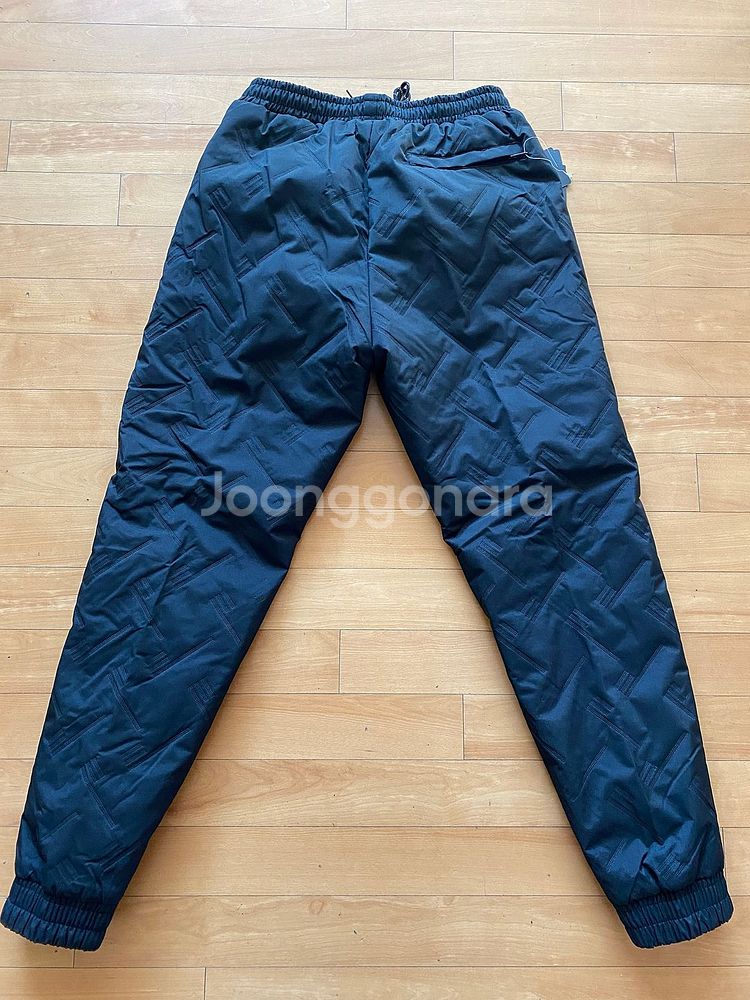 겨울용 패딩누빔 방한방풍바지 (발목밴딩)--3