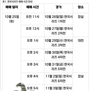 한국시리즈 1차전