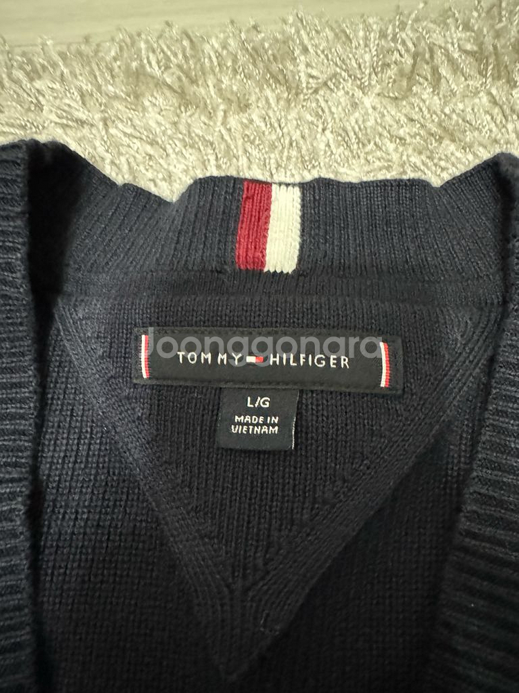타미힐피거 니트 가디건 xl--2