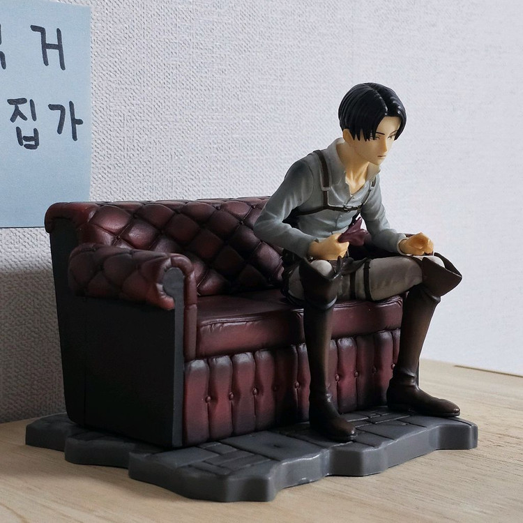 희귀)진격의거인 리바이피규어 자유로의진격 B상 제일복권 이미지