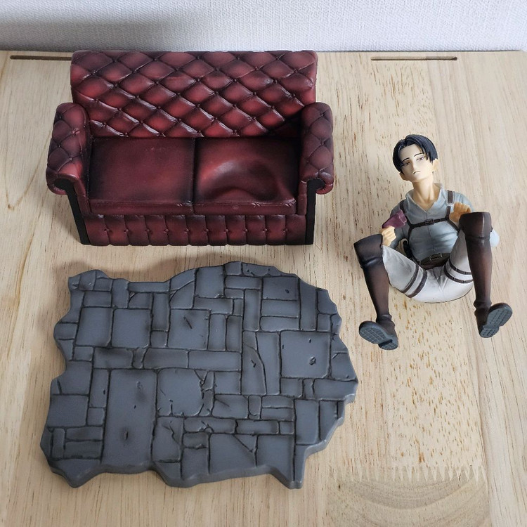 희귀)진격의거인 리바이피규어 자유로의진격 B상 제일복권 이미지