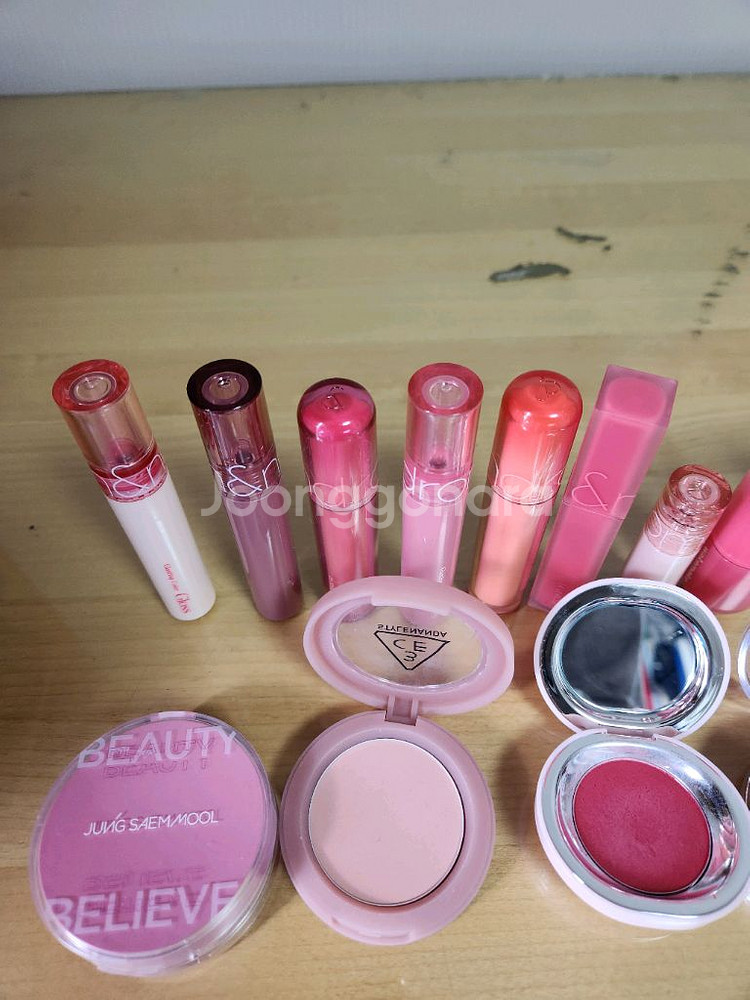 (15개 세트)롬앤 틴트,립글로즈, 블러셔,아이셰도우--1