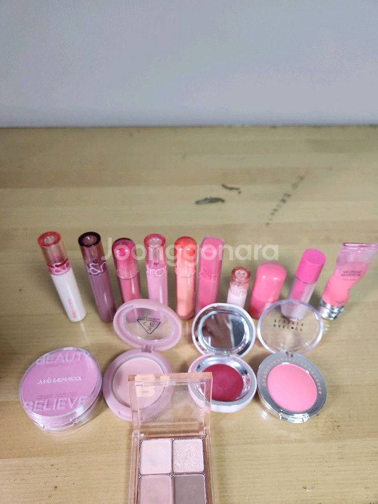 (15개 세트)롬앤 틴트,립글로즈, 블러셔,아이셰도우--0