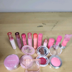 (15개 세트)롬앤 틴트,립글로즈, 블러셔,아이셰도우