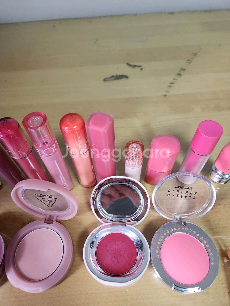 (15개 세트)롬앤 틴트,립글로즈, 블러셔,아이셰도우--2