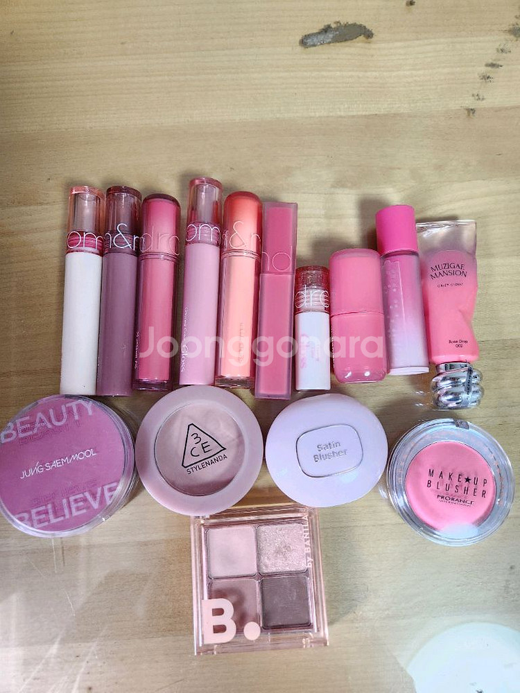 (15개 세트)롬앤 틴트,립글로즈, 블러셔,아이셰도우--4