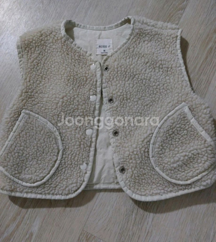 로다제이 유아 양면조끼 xs--0