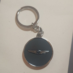 제네시스 정품 메탈 펜던트 키링(미사용)