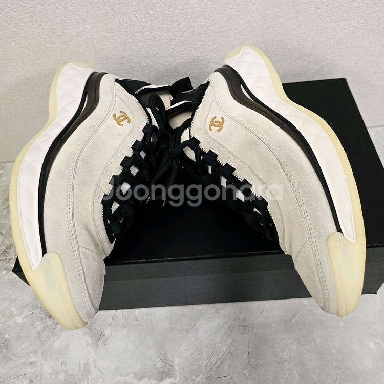 샤넬 믹스드파이버 스니커즈 42사이즈 270 275--3