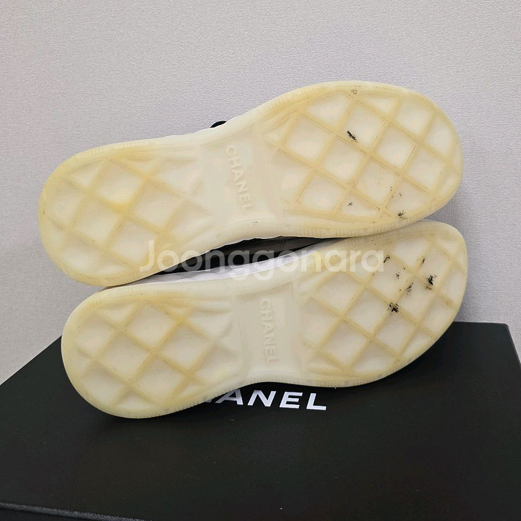 샤넬 믹스드파이버 스니커즈 42사이즈 270 275--5