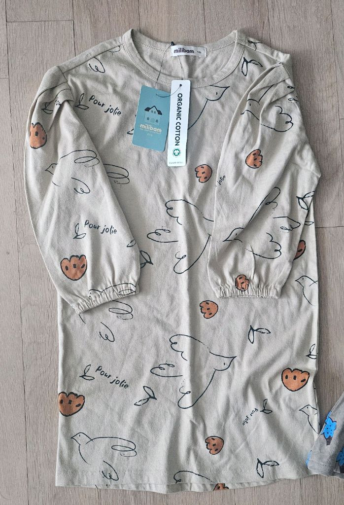 쁘띠뮤 밀리밤 여아옷 원피스 새옷 110 120--1