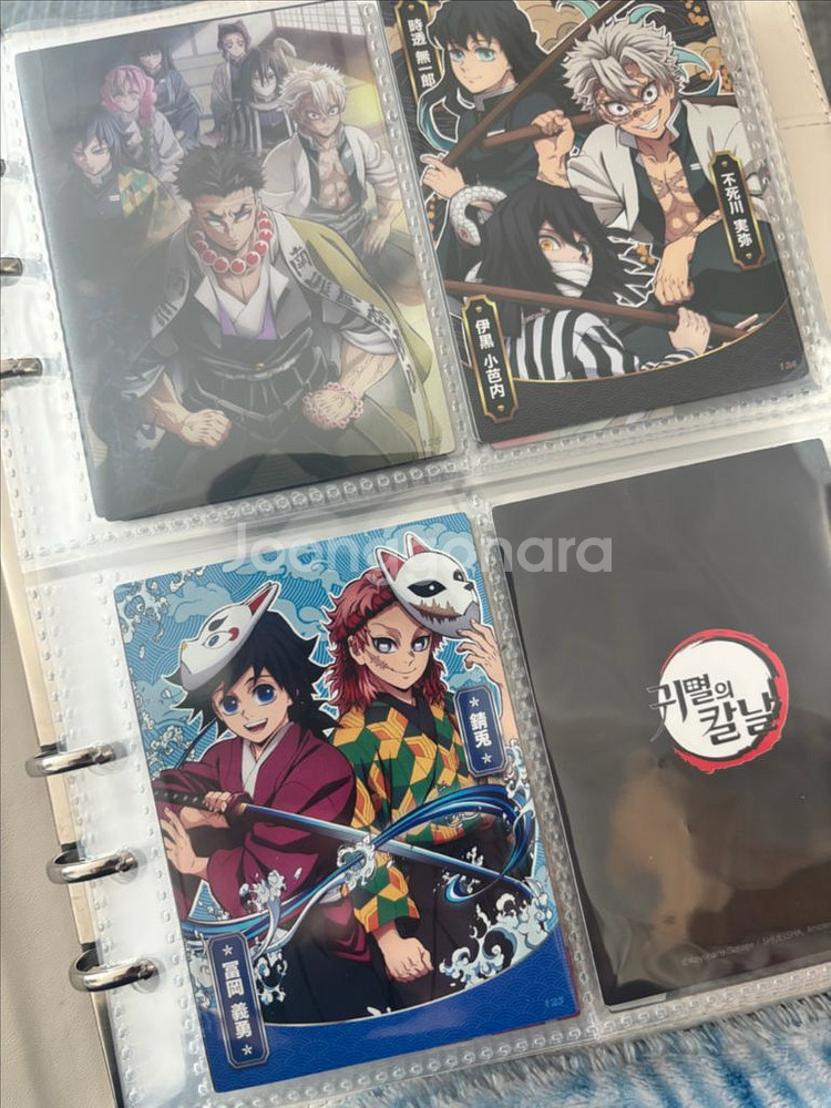 (구해요)귀멸의칼날 콜렉팅카드 비주얼 사비토--0