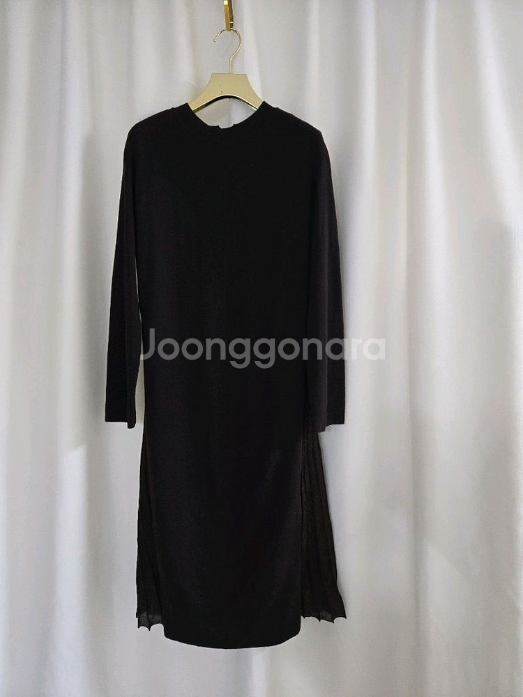 SJSJ 플리츠 니트 롱 원피스--2