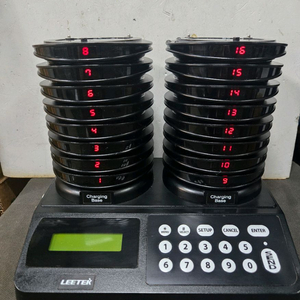 리텍 G10 카페진동벨 16개 + 송신기 1대 펍니다