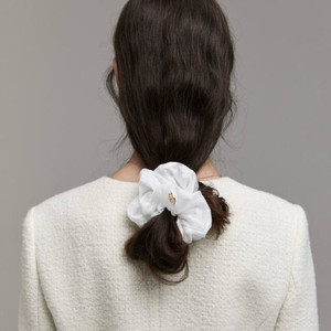 시에 sie 시그니처 시어 스크런치 화이트 새상품