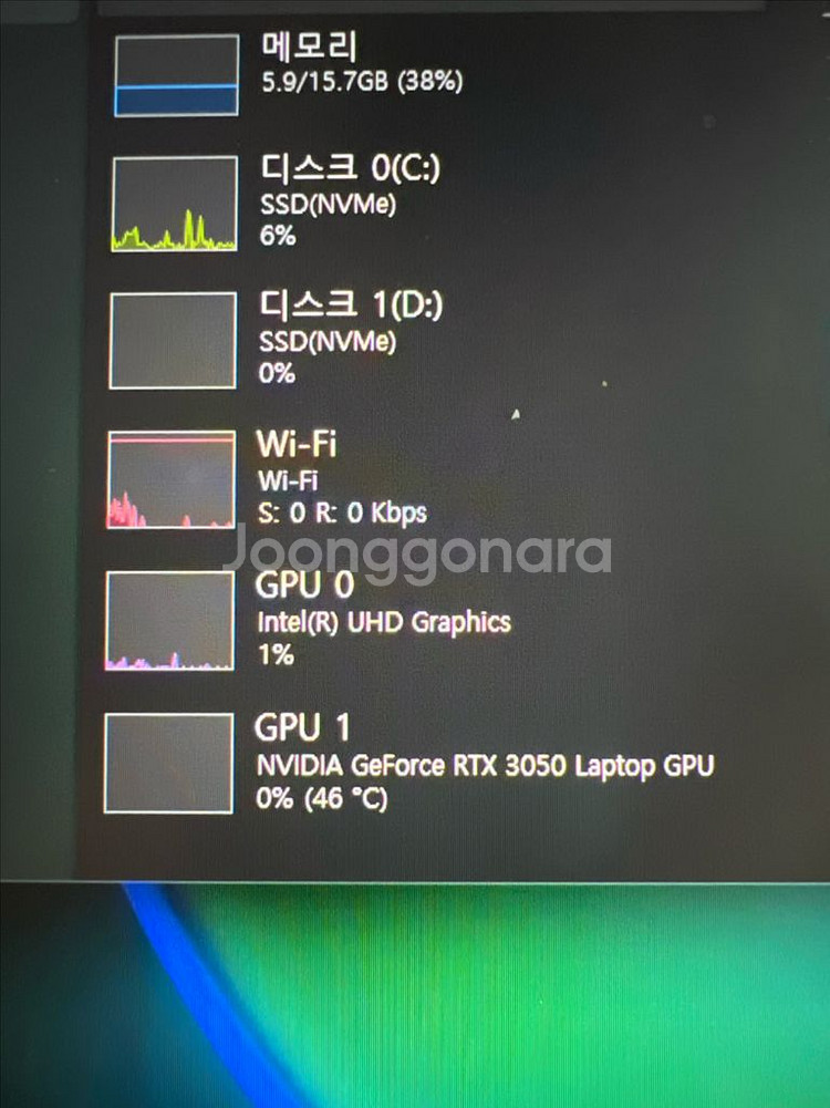 ASUS TUF Gaming F15 FX506H 게이밍--4