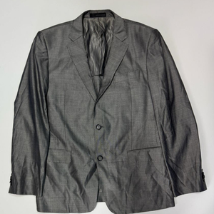 정품 솔리드옴므 그레이 정장 블레이저 실크 자켓 50