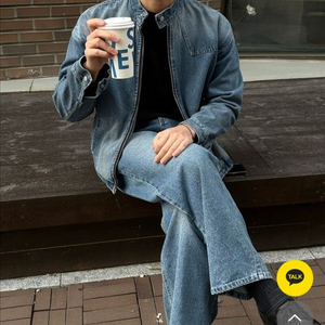 어반티노 웨스턴 차이나 카라 데님자켁