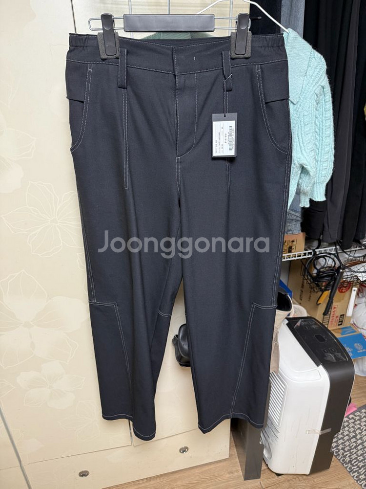 시스템옴므 스티치 라인 와이드 팬츠--0