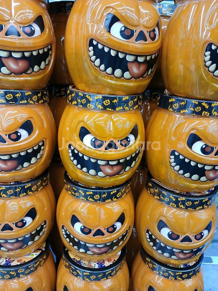 할로윈데이 호박 캔디통 1kg--0