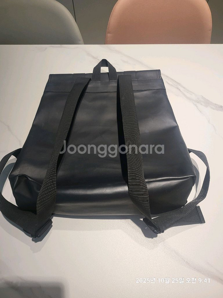 레인스 MSN 검정색 백팩--0