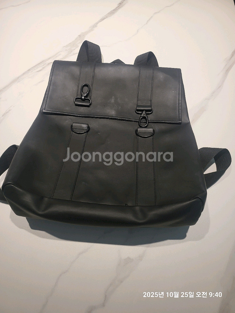 레인스 MSN 검정색 백팩--2