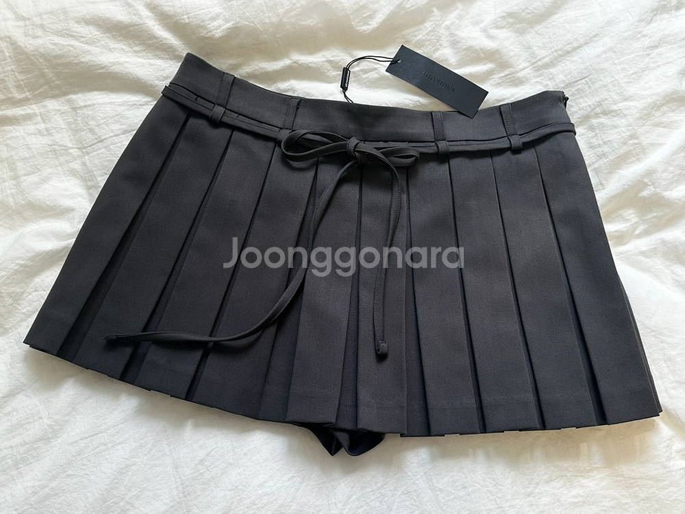 쓰리타임즈 치어리 스커트 그레이 M (새상품)--2