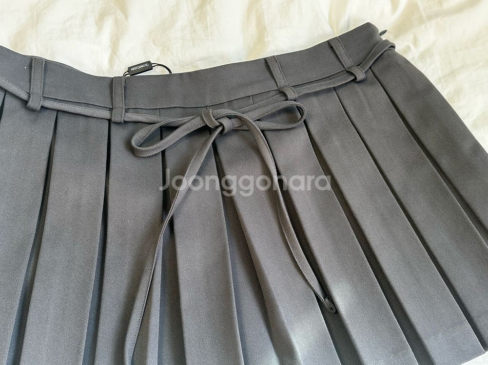 쓰리타임즈 치어리 스커트 그레이 M (새상품)--5