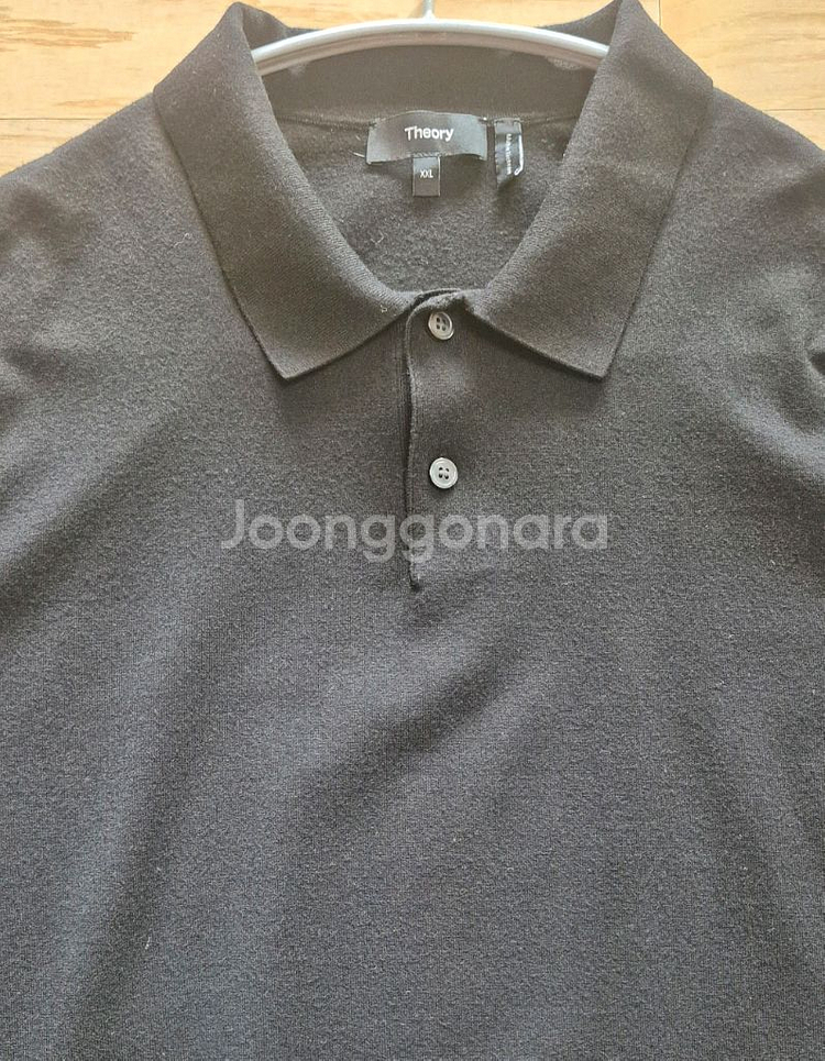 띠어리 고리스 반팔 카라니트티--1