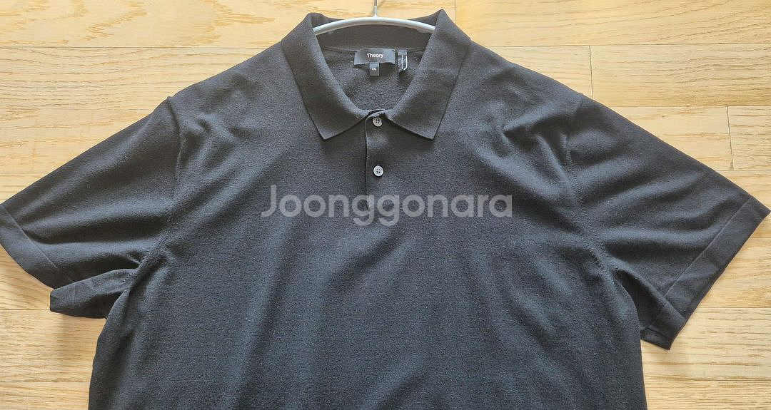 띠어리 고리스 반팔 카라니트티--0