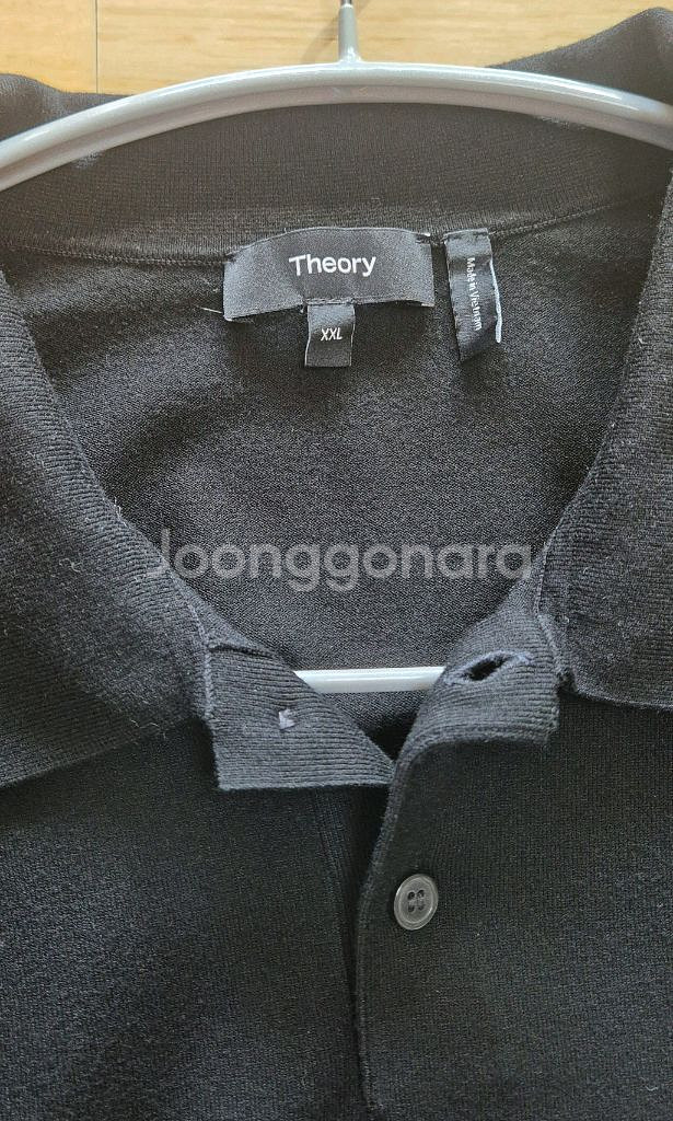 띠어리 고리스 반팔 카라니트티--6