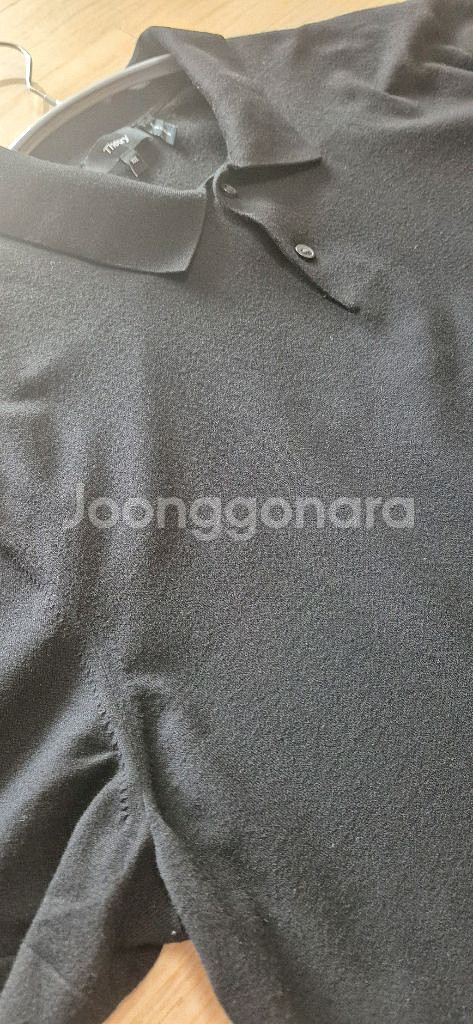 띠어리 고리스 반팔 카라니트티--5