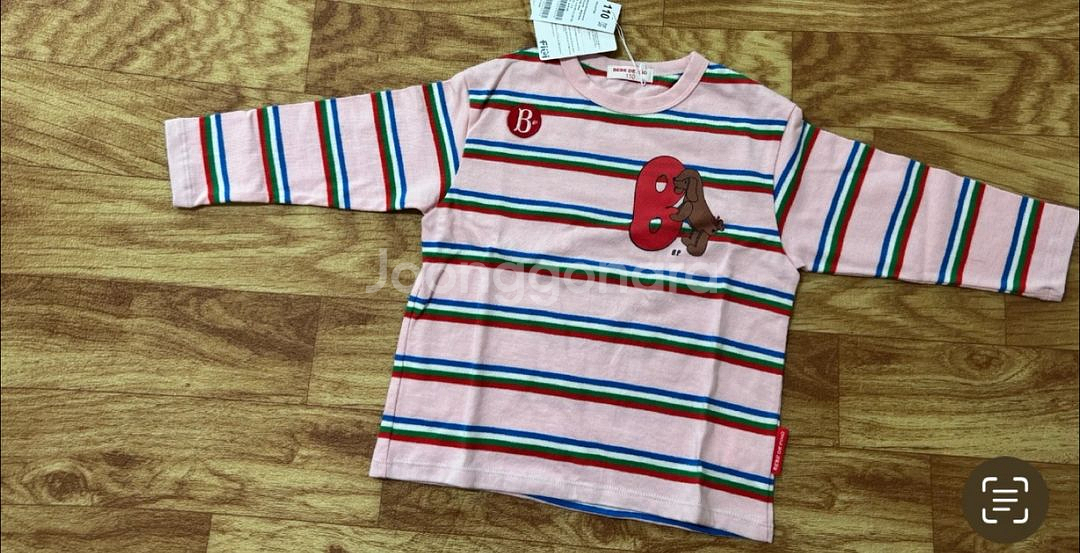 베베드피노 퍼피 제인 멀티 스트라이프 티셔츠 110--0