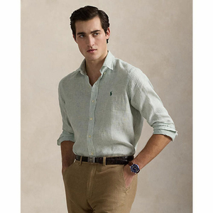 폴로/25ss 스트라이프 린넨 셔츠/XL